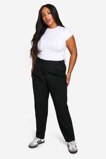 Plus Slim Leg Tailored Trouser black