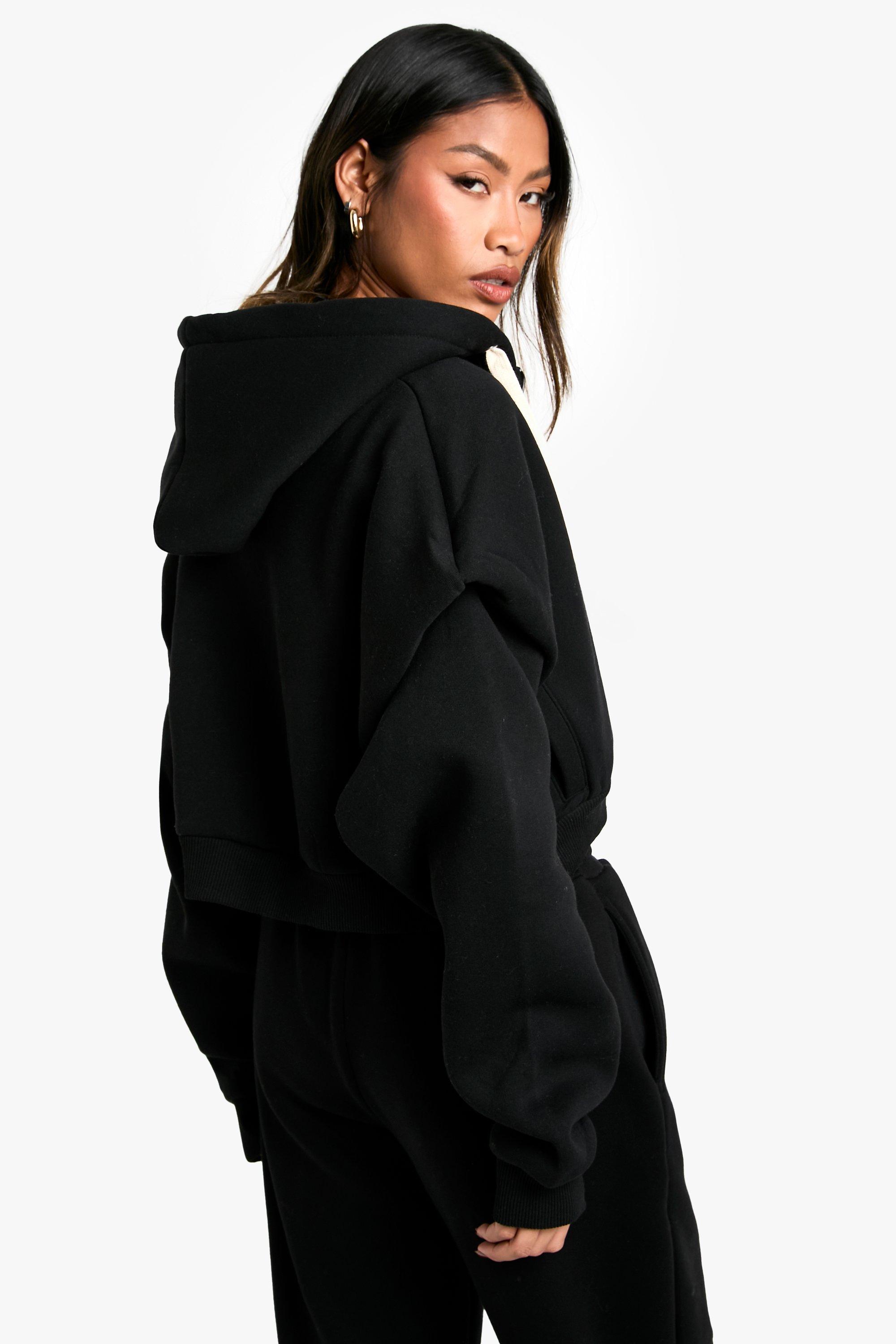 Shoulder pad hoodie deals