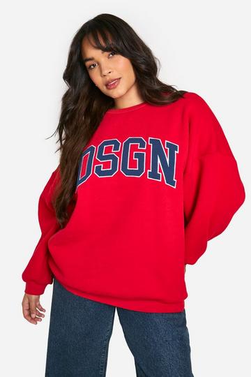 Red Plus DSGN Applique Sweatshirt