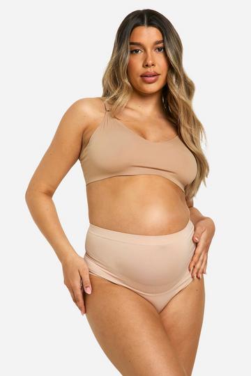 Zwangerschap Naadloze Bump Support String nude