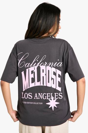 MELROSE AV OVERSIZED TSHIRT charcoal