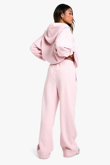 GOTHIC STITCHING STRAIGHT LEG JOGGER dusky pink