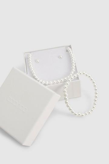 Pearl Jewellery Gift Set pearl