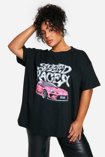 Plus Speed Racer Graphic Oversized black