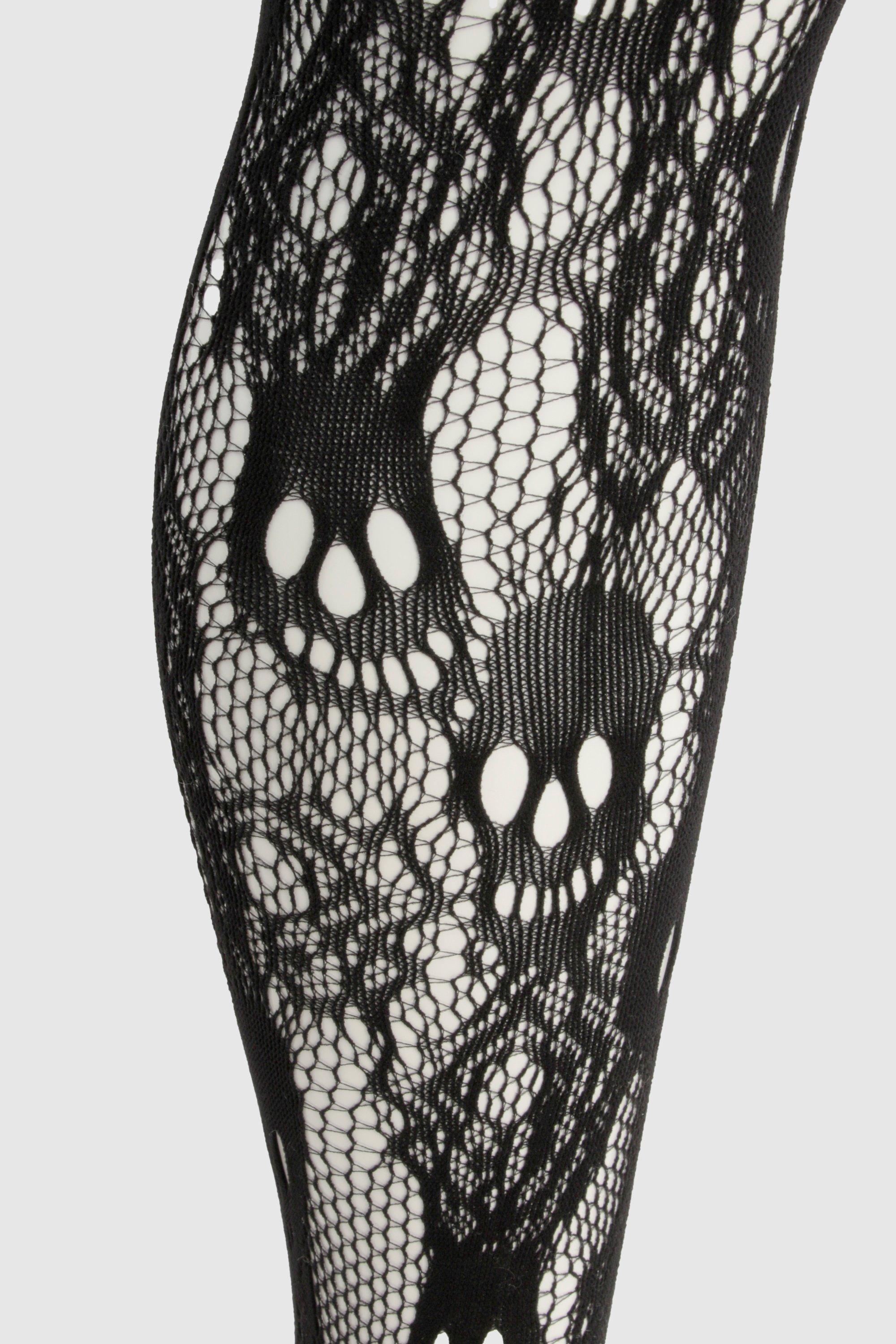 Plus Halloween Lace Skull tights boohoo IE