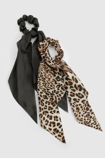 Leopard Scrunchies 2 Pack leopard