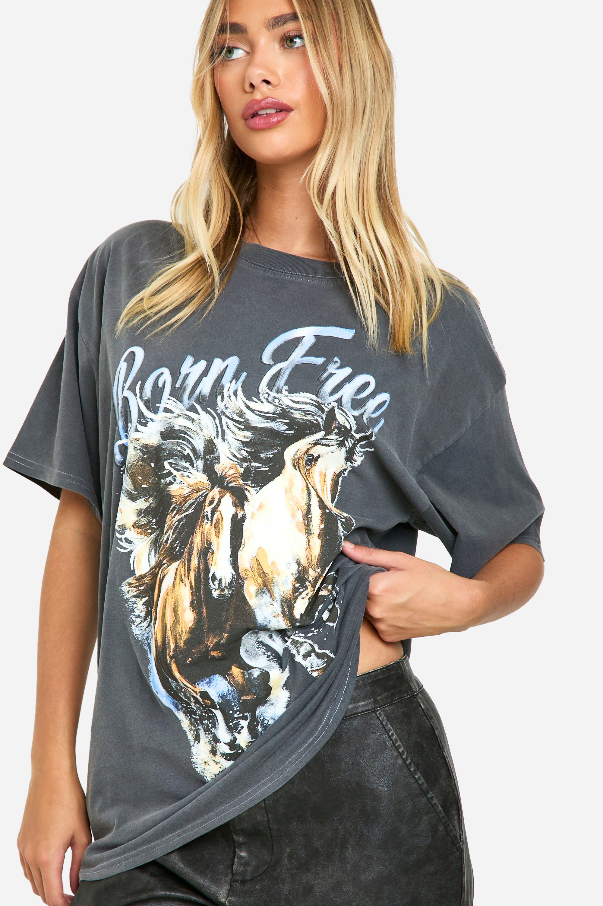 Paarden shirt dames hotsell