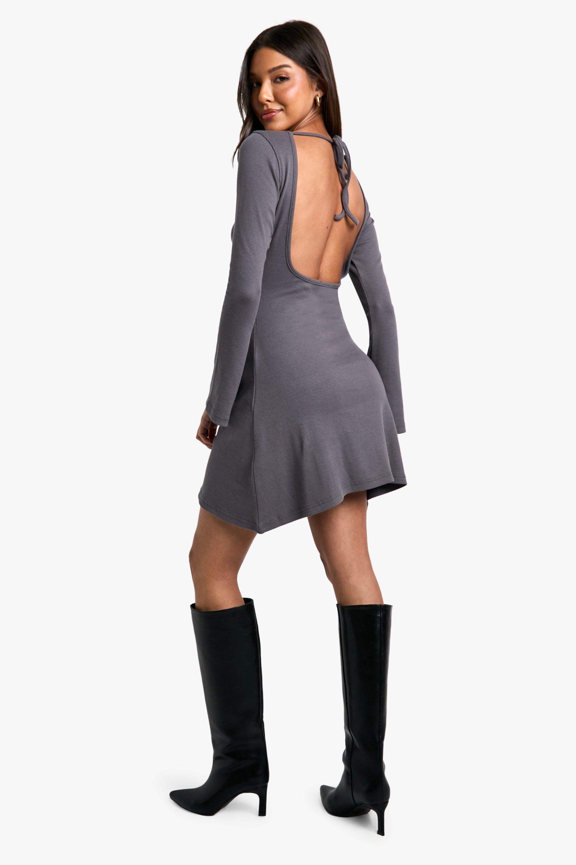 Charcoal shift dress sale