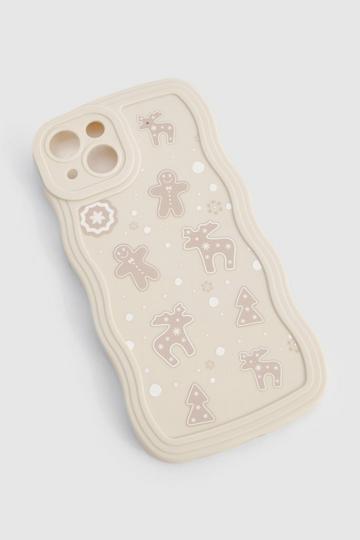 Tonal Christmas Phone Case nude