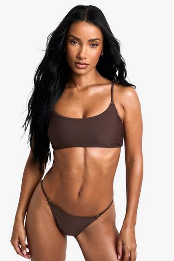 Swimwear Essentials Tanga Brief chocolate