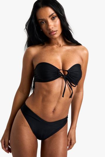 Swimwear Essentials Multiway Bandeau Bikini Top black