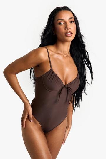 Maillot de bain une pièce chocolate