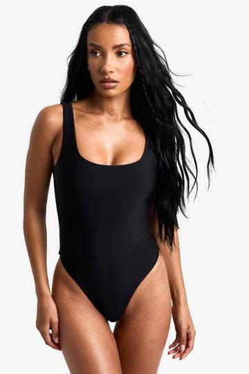 Swimwear Essentials Square Neck Swimsuit black