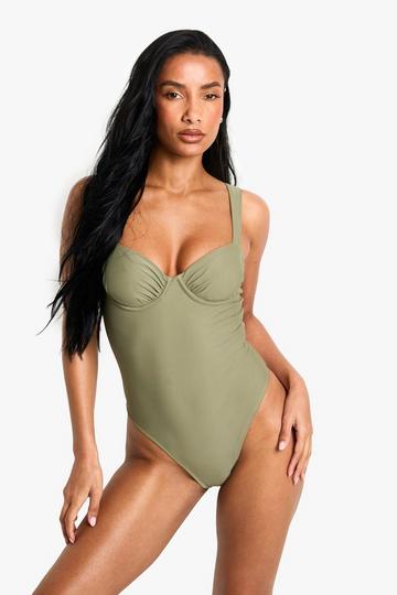 Swimwear Essentials Balcony Swimsuit khaki