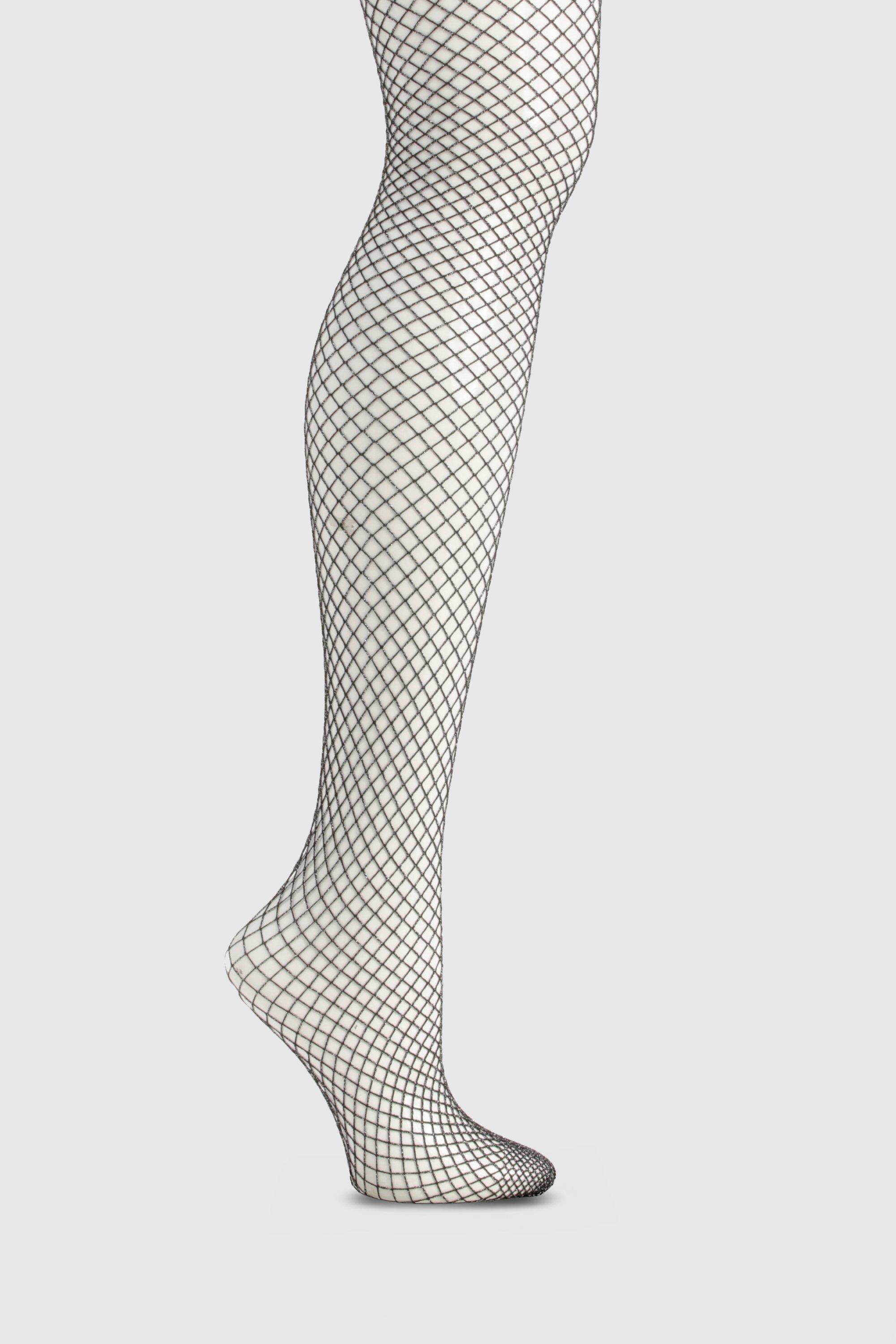 Glitter Fishnet Tights