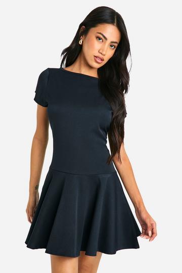 Skater A-Line Mini Jurk navy