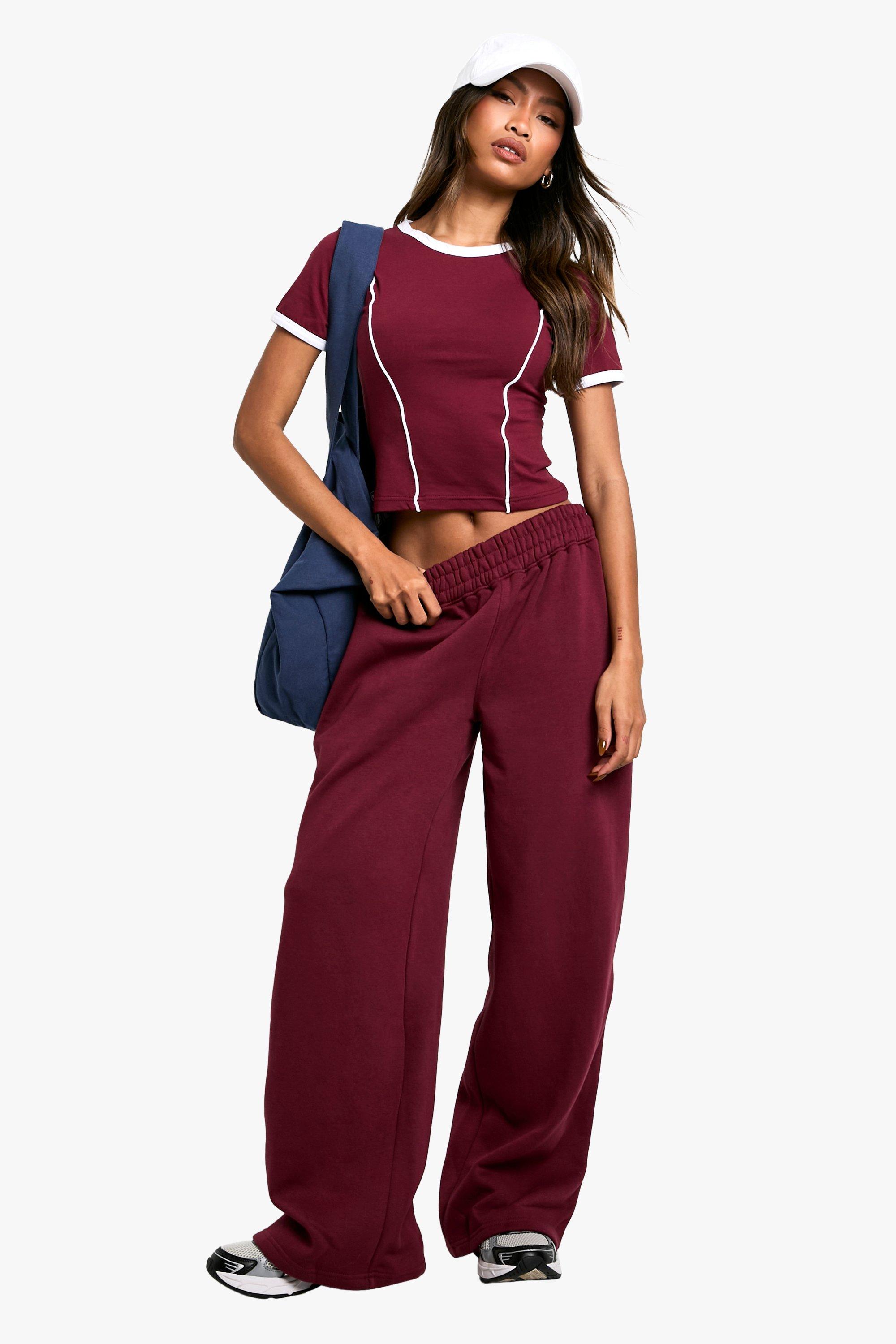 Boohoo sweatpants set discount
