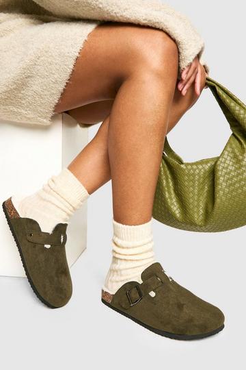 Slip On Mules khaki