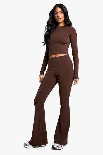 Tall Premium Sculpt Flares chocolate