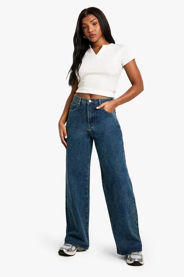 Wide Leg Jean mid blue