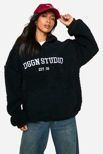 Petite Borg DSGN Studio Hoodie black