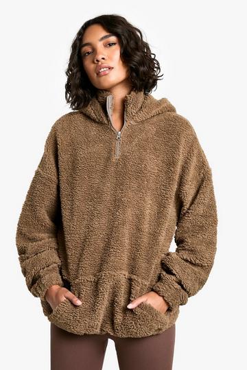 Tall Nepwollen Hoodie camel