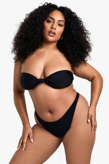 Grande taille - String basique black