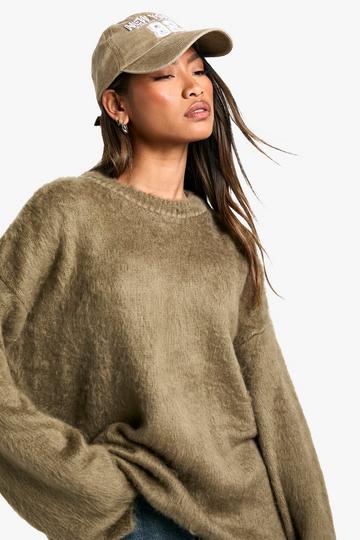 Super Soft Round Neck Jumper olive