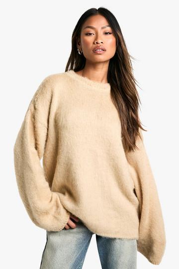 Super Soft Round Neck Jumper stone