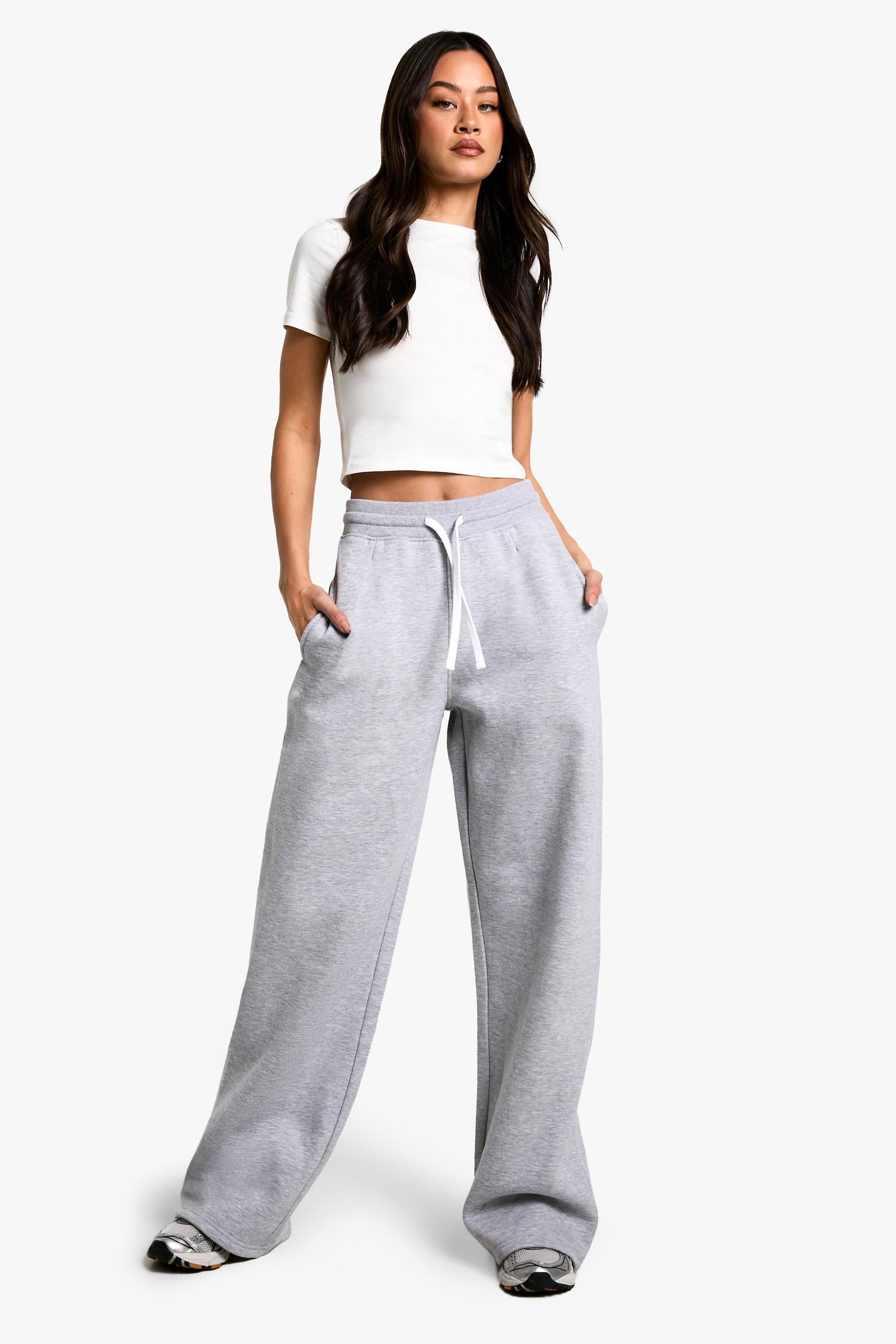 Tall Tie Front Wide Leg Jogger boohoo UK