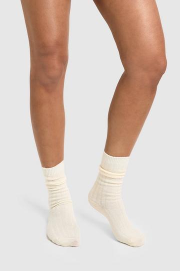 Cosy Lounge Socks ivory