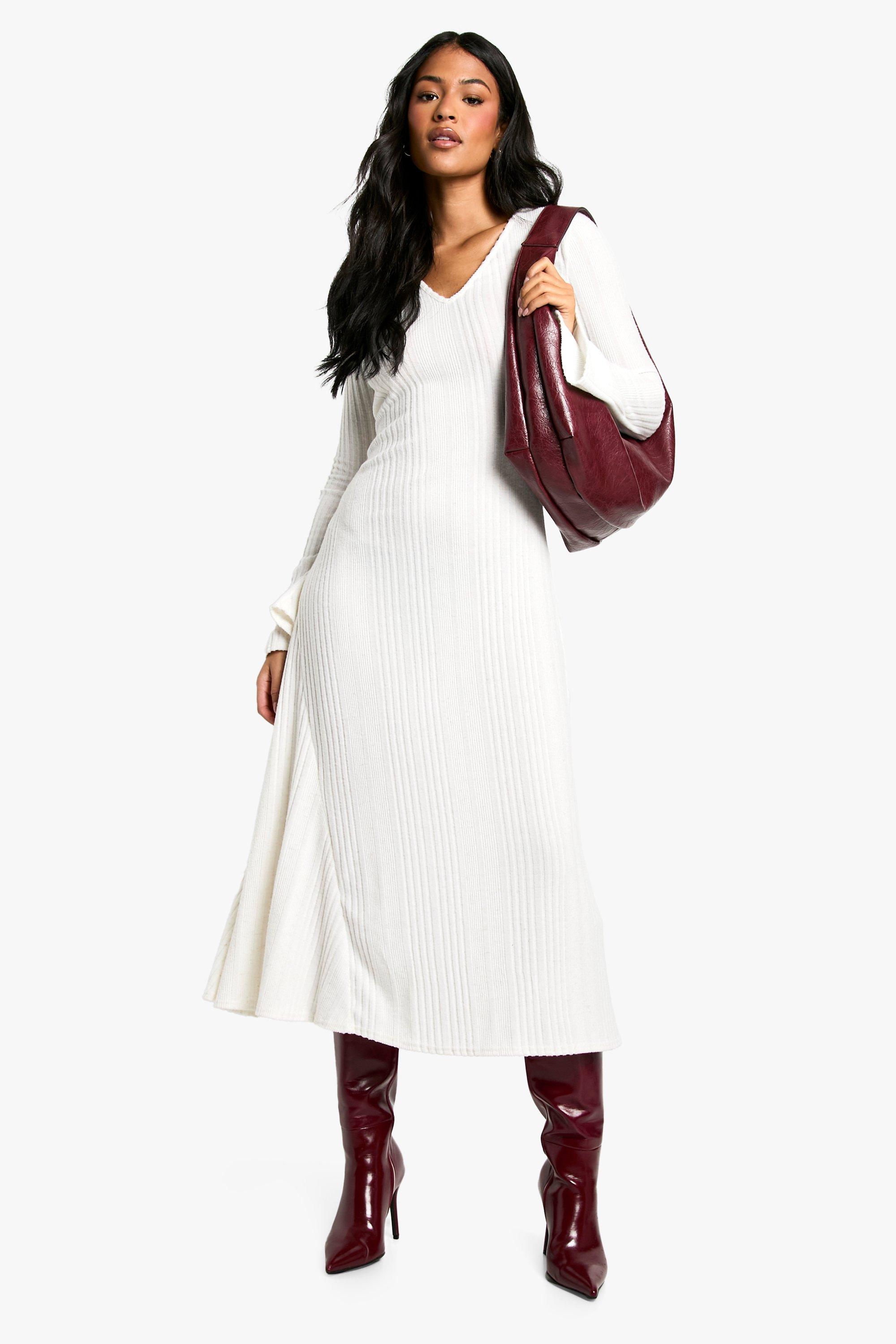 Robes evasees mi longue top