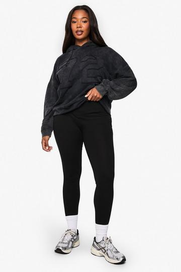 Plus Basic Leggings Met V-Taille black