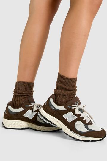 Super soft Cosy Crew Socks chocolate