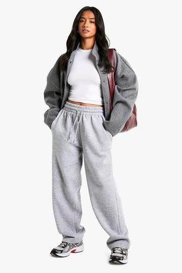 Petite Basic Straight Leg Jogger ash grey