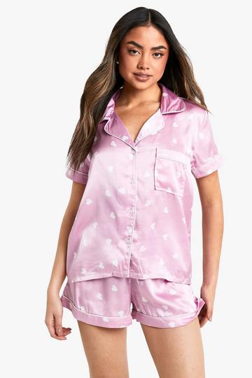 Hartjes Overhemd En Shorts Set pink