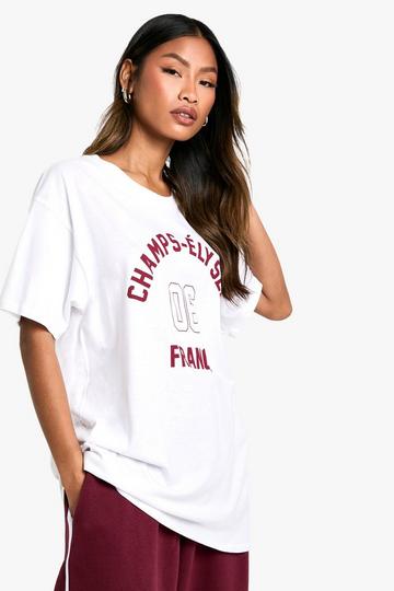 Champs Elysees 06 Oversized T-Shirt white