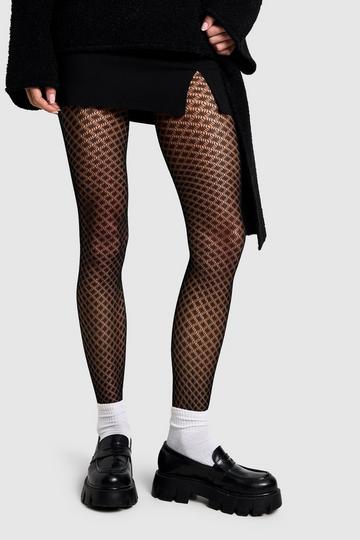 Check Pattern Tights black