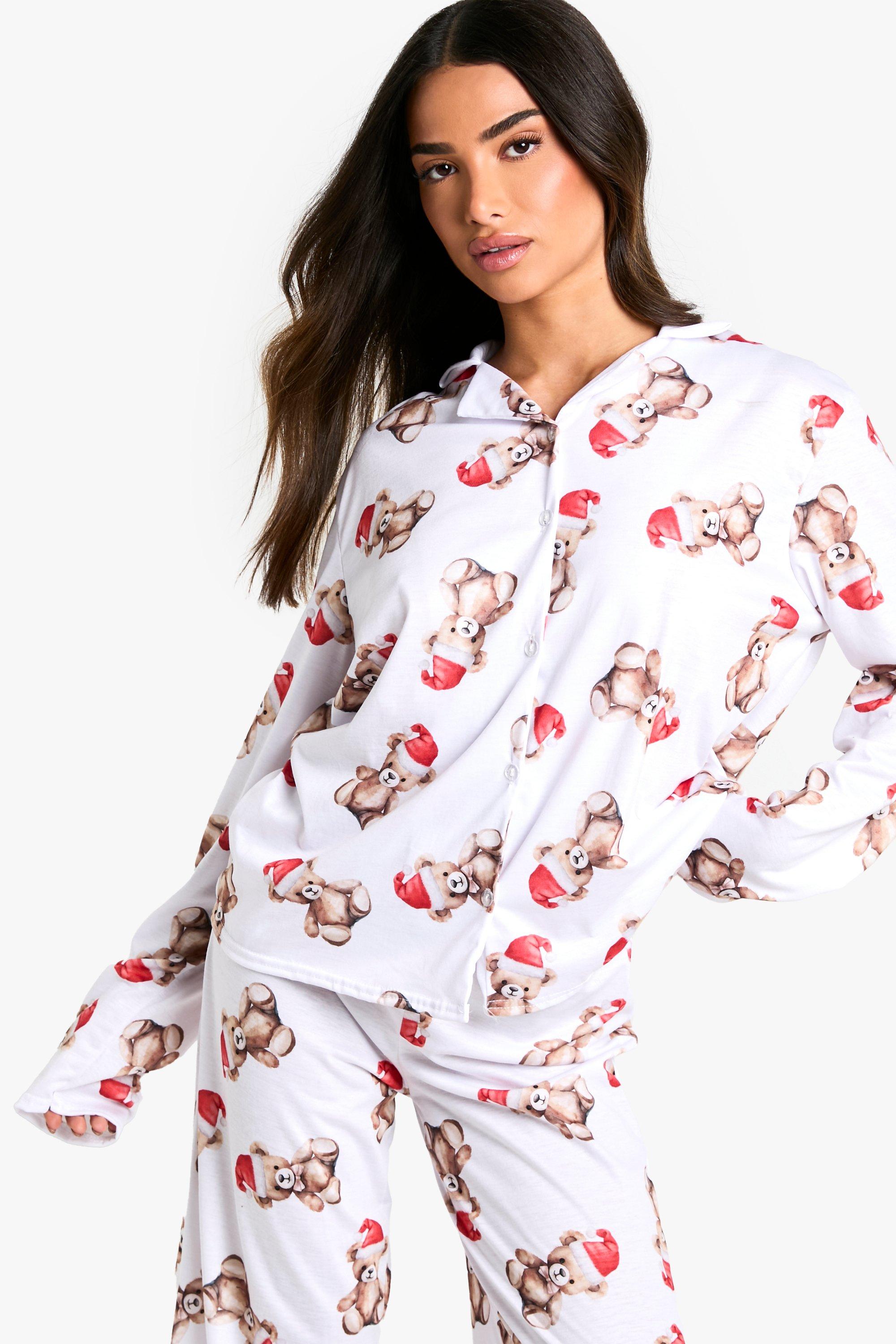 Bear print pajamas sale