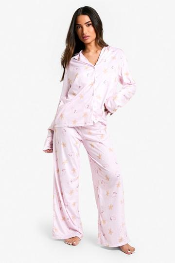 Petite Zuurstok Pyjama Set pink