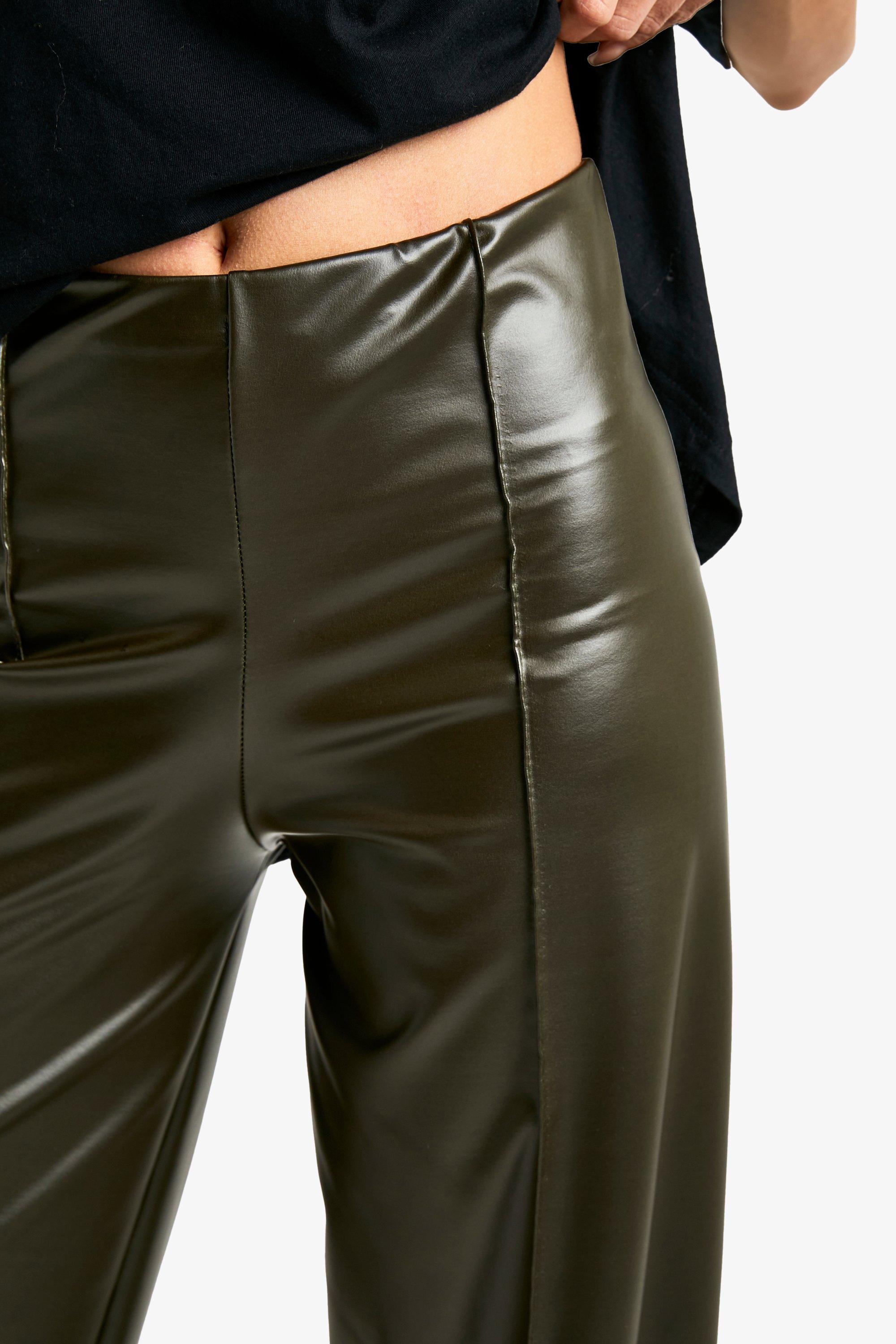Topshop pu trousers sales