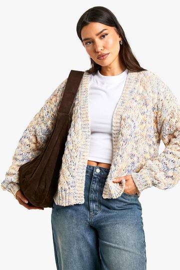 Tall Multi Bubble Knit Cardigan multi