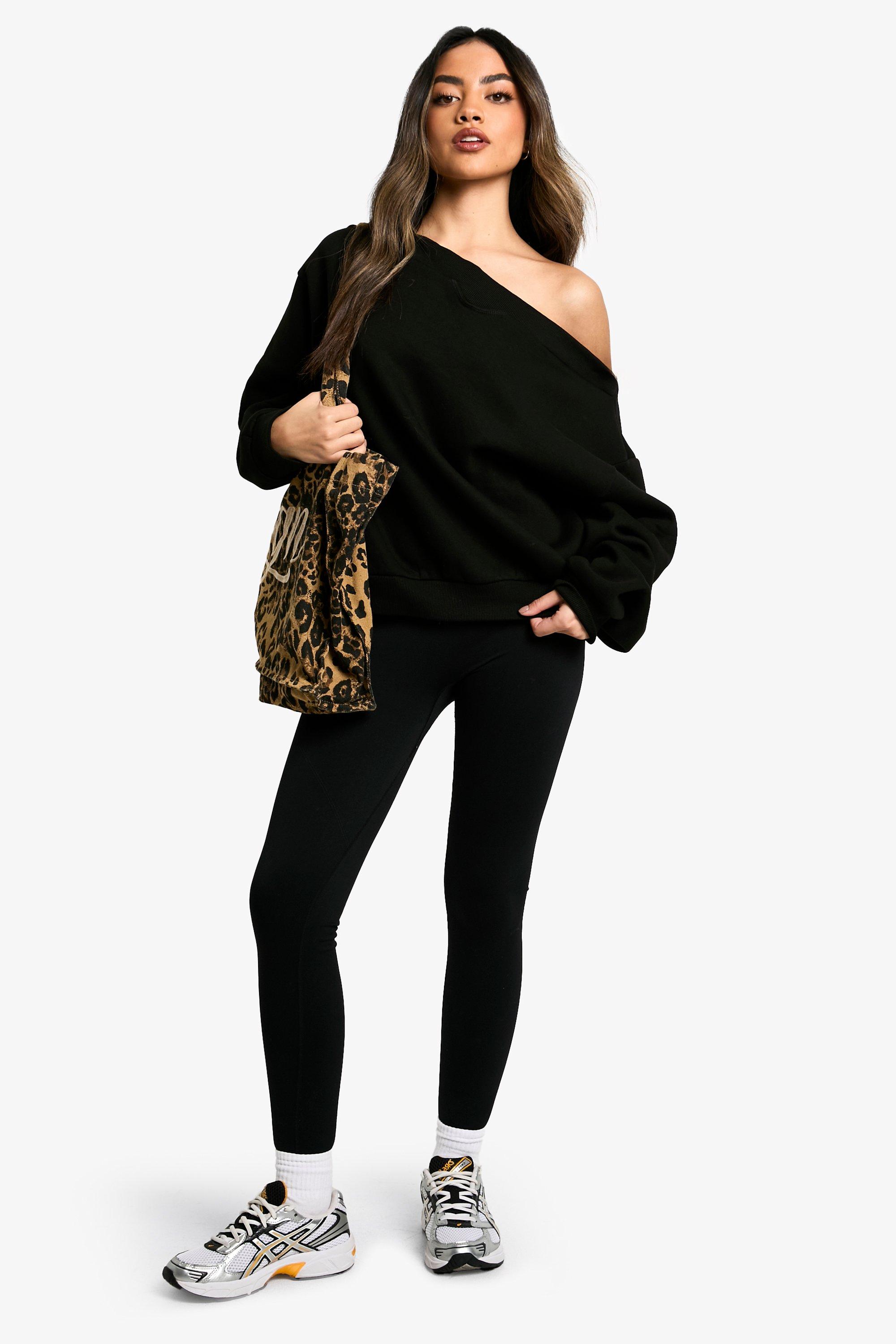 Off the shoulder sweatshirt boohoo