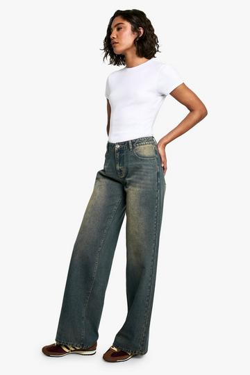 Tall - Jean boyfriend baggy taille basse vintage wash