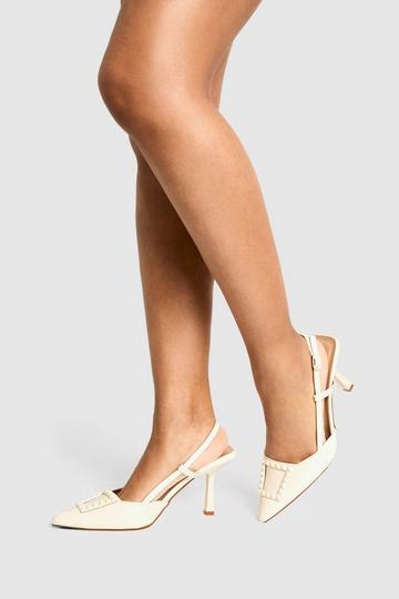 Pumps Met Studs En Hardware Detail white