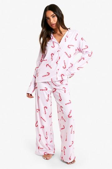 Petite Zuurstok Pyjama Set pink