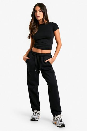 Petite Mix And Match Basic Oversized Jogger black