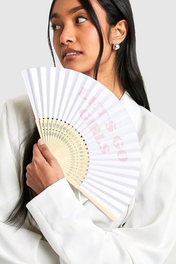 Hen Party Slogan Fan white