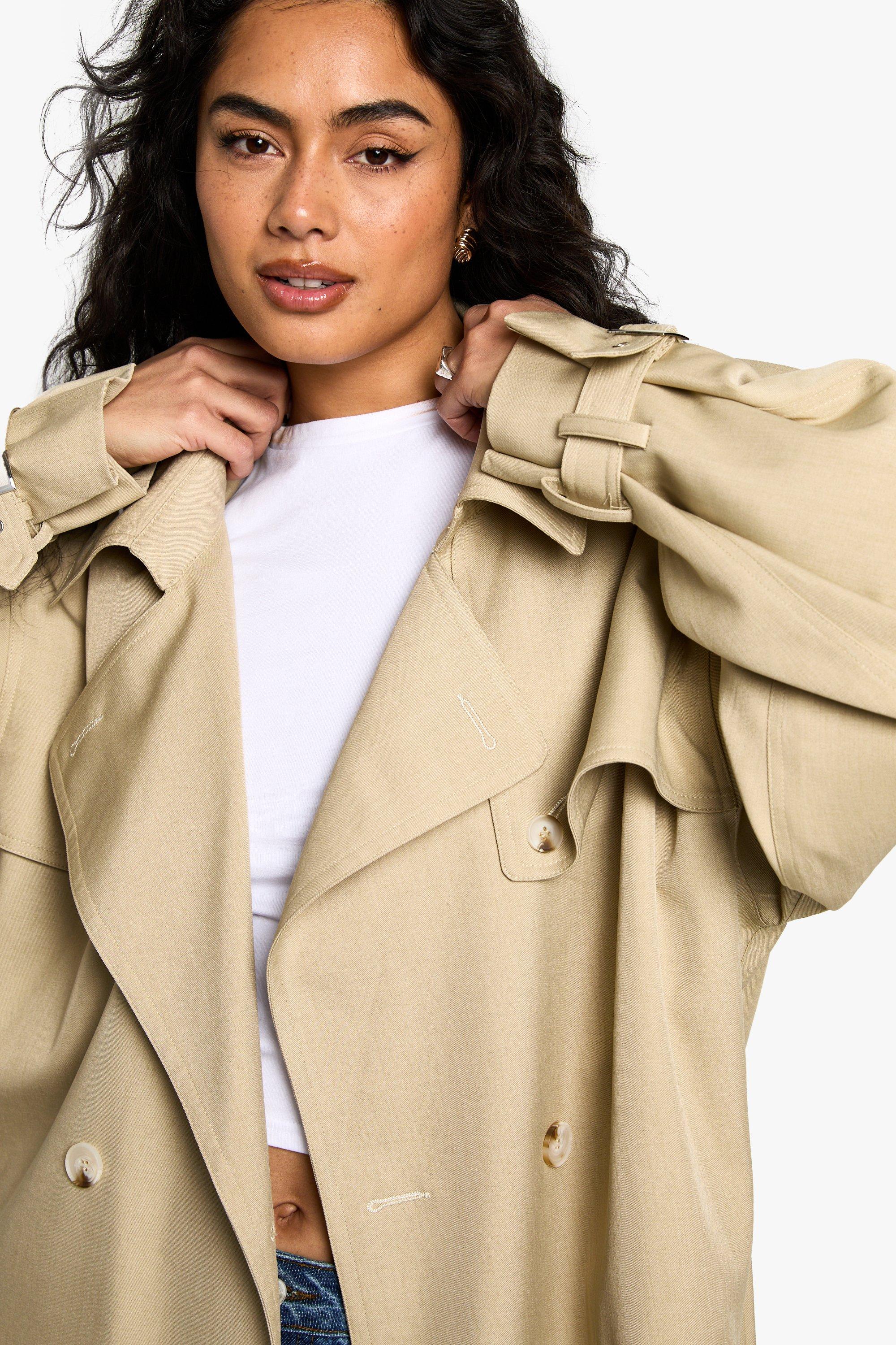 Short Belted Trench Coat | boohoo