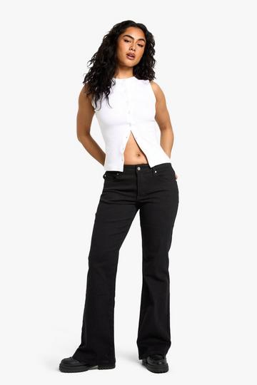 The Low Waist Bootcut Jean black